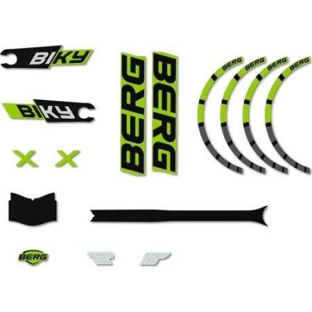 Biky - Stickers set Cross Green - BERG