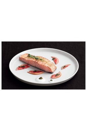 Bilbao 18 Cm Flat Plate 6 Pieces White PRA-5391496-2143 - Güral Porselen