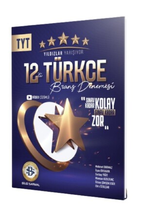 Bilgi Sarmal TYT Türkçe 12 li Yıldızlar Yarışıyor Branş Denemesi - Bilgi Sarmal Yayınları
