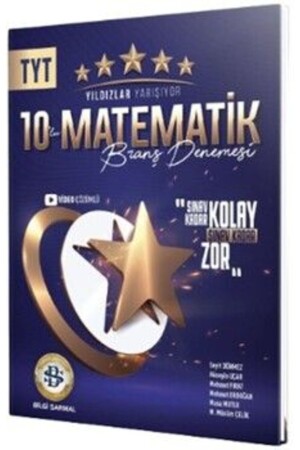 Bilgi Spiral TYT Mathematics Stars Compete 10 Branch Trial - Bilgi Sarmal Yayınları