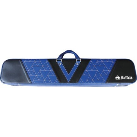 Billiard cue bag Buffalo Pro Deluxe 2B/6S, black/blue - Buffalo