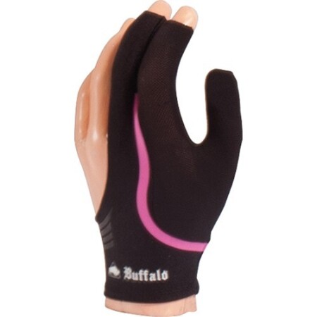 Billiard glove Buffalo, black/pink, size M - Buffalo