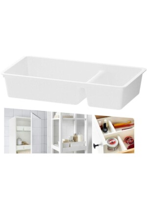 Billingen Drawer Organizer with Partitions White 17 X 32. 5cm - Ikea