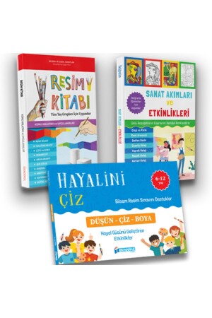 Bilsem Interview Painting Exam Preparation Set of 3 Painting Books Ktp75 - Teknookul Yayınları
