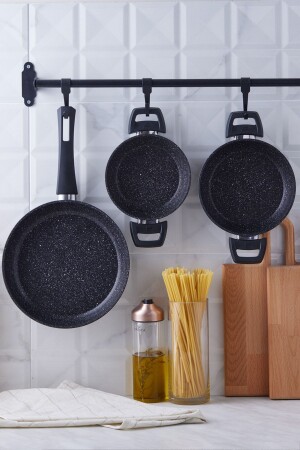Bio Granite Dide 3-Piece Pan and Sauce Set - Karaca