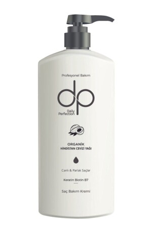 Bio-Kokosnussöl Professionelle Keratin-Biotin-Haarpflegecreme 500 ml - Dp