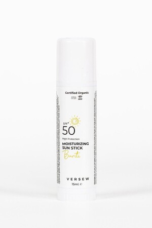 Bio-Sonnenschutzstift mit feuchtigkeitsspendender Wirkung und Lichtschutzfaktor 50+ - Versew
