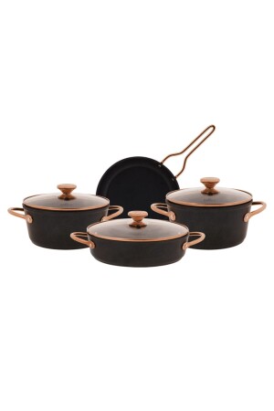 Biodiamond Power Rosegold 7 Piece Cookware Set 153. 03. 08. 1257 - Karaca