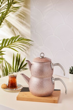 Biogranit Steel Plus Teapot Set Rose 153. 03. 08. 1740 - Karaca