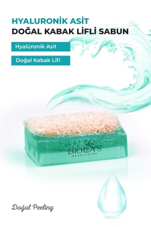 Biolea's Natural Pumpkin Fiber Hyaluronic Acid Soap 110 gr - Biolea's Skincare