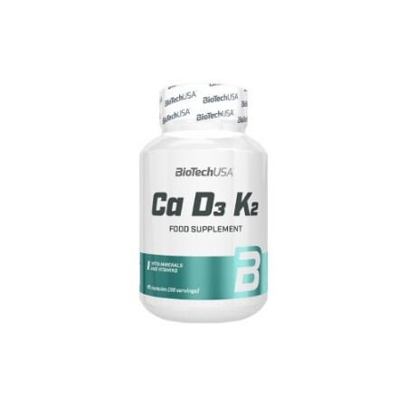 Biotech Ca D3 K2, 90 Kapseln - BioTech USA
