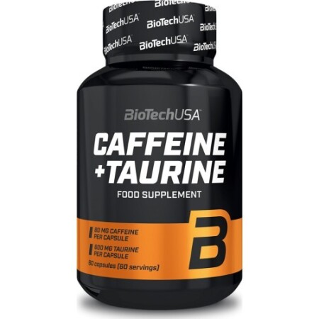 Biotech Caffeine + Taurine 60 caps. - BioTech USA