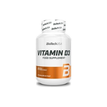 Biotech Vitamin D3 60 tablet. - BioTech USA