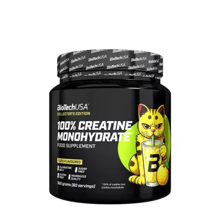 BioTechUSA 100% Creatine Monohydrate (300 g, Yuzu) - BioTechUSA