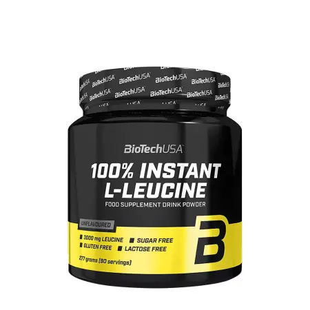 BioTechUSA 100% Instant L-Leucine (277 g, Unflavored) - BioTechUSA