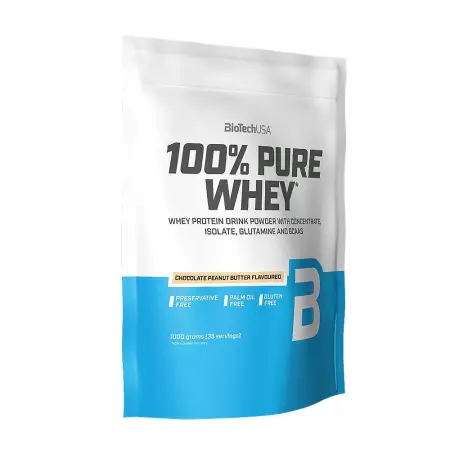 BioTechUSA 100% Pure Whey (1000 g, Chocolate Peanut Butter) - BioTechUSA