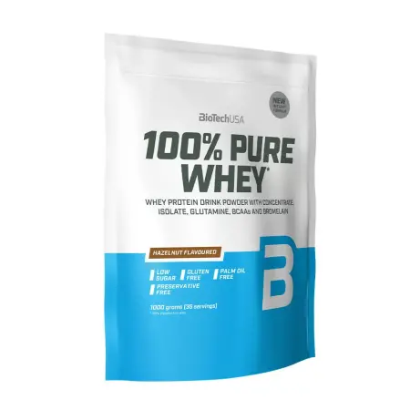 BioTechUSA 100% Pure Whey (1000 g, Hazelnut) - BioTechUSA