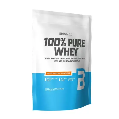 BioTechUSA 100% Pure Whey (1000 g, Salted Caramel) - BioTechUSA