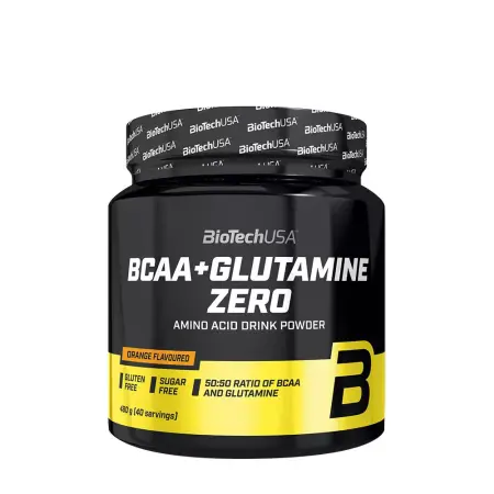 BioTechUSA BCAA+Glutamine Zero (480 g, Orange) - BioTechUSA