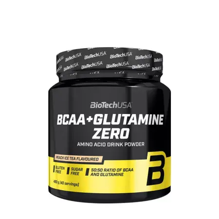 BioTechUSA BCAA+Glutamine Zero (480 g, Peach Iced Tea) - BioTechUSA