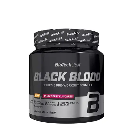 BioTechUSA Black Blood NOX+ (330 g, Ruby Berry) - BioTechUSA
