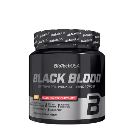 BioTechUSA Black Blood NOX+ (340 g, Blood Orange) - BioTechUSA