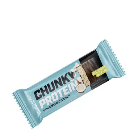 BioTechUSA Chunky Protein Bar (50 g, Coconut Dream) - BioTechUSA