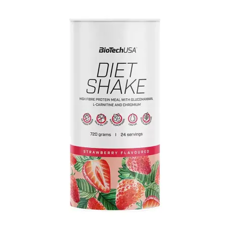 BioTechUSA Diet Shake (720 g, Strawberry) - BioTechUSA