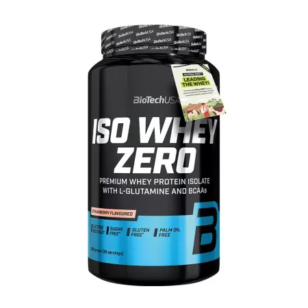 BioTechUSA Iso Whey Zero (908 g, Strawberry) - BioTechUSA