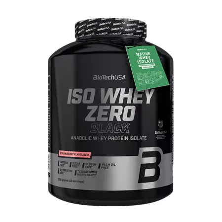 BioTechUSA Iso Whey Zero Black (1816 g, Strawberry Pouch) - BioTechUSA