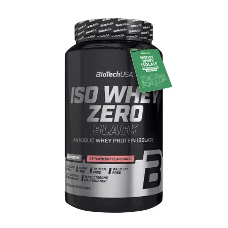 BioTechUSA Iso Whey Zero Black (908 g, Strawberry) - BioTechUSA