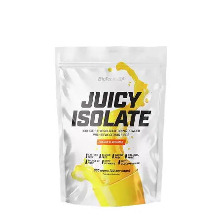 BioTechUSA Juicy Isolate Drink Powder (500 g, Orange) - BioTechUSA