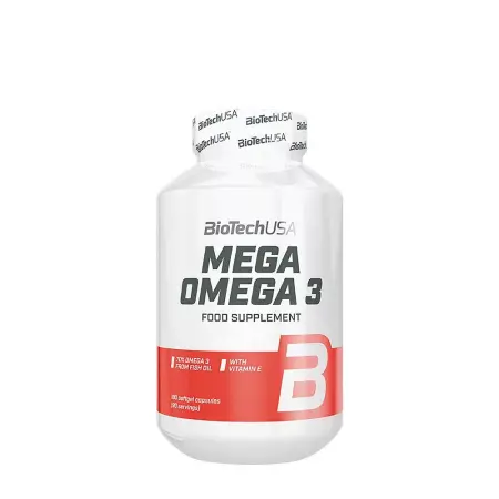 BioTechUSA Mega Omega 3 (180 Capsules) - BioTechUSA