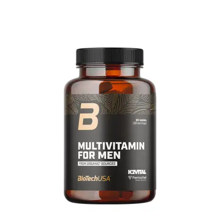 BioTechUSA Multivitamin For Men from Organic Sources (60 Tablets) - BioTechUSA