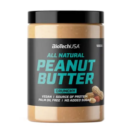 BioTechUSA Peanut Butter (1000 g, Crunchy) - BioTechUSA