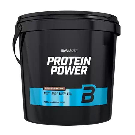 BioTechUSA Protein Power (4000 g, Chocolate) - BioTechUSA