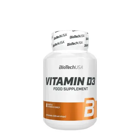 BioTechUSA Vitamin D3 (120 Tablets) - BioTechUSA