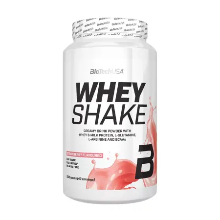 BioTechUSA Whey Shake (1000 g, Strawberry) - BioTechUSA