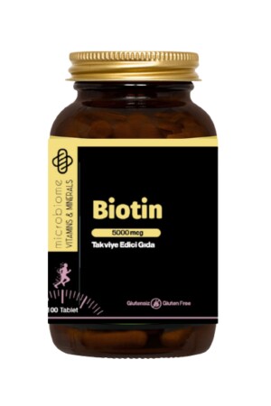 Biotin 5000 Mcg 100 Tablets MB-BİOTİN-100 - Microbiome