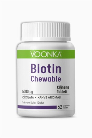 Biotin Chewable 62 Kautablette VNKBTN62 - Voonka
