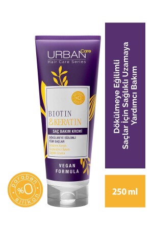 Biotin & Keratin Hair Care Cream 250ml - Urban Care