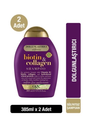 Biotin- und Kollagensulfatfreies Shampoo 385 ml - Ogx