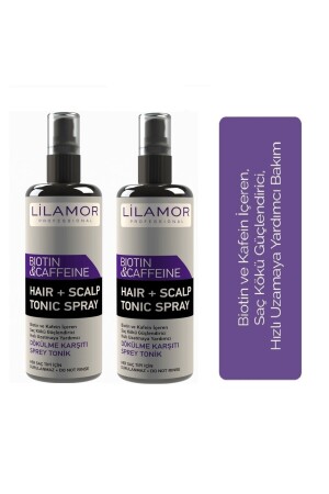 Biotin&caffeine Anti-Hair Tonic Spray 250 ml - Lilamor