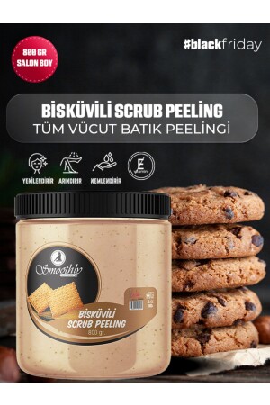 Biscuit Flavored Revitalizing & Softening Hand, Foot and Body Care Peeling 800gr - Smoothly