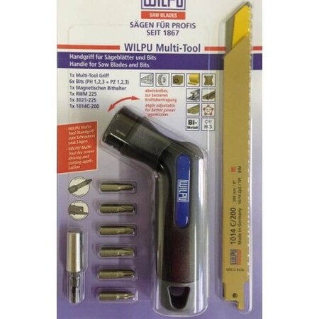 Bit and saw set WILPU No.1 with Multi-Tool handle - Wilpu