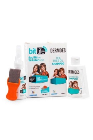 Bit Life Spray 100 Ml + Bit Life Shampoo 150 Ml Iron Comb Kofre - Dermoes