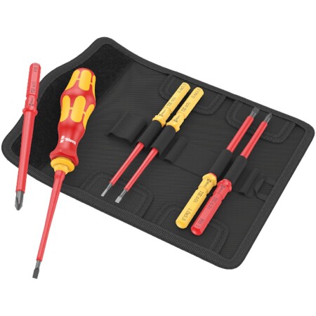 Bit set with screwdriver WERA VDE 60 i/7 - Wera