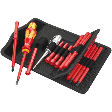Bit set with screwdriver WERA VDE 60i/62i/65i/18 - Wera