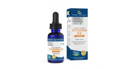 Bitkisel Bazlı Sıvı D3 Vitamini, 1000 IU Elma Aromalı - 30 ml. - Nordic Naturals