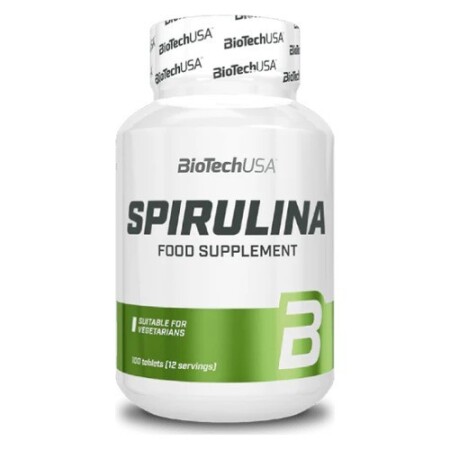 Biyoteknolojik Spirulina 100 tablet. - BioTech USA